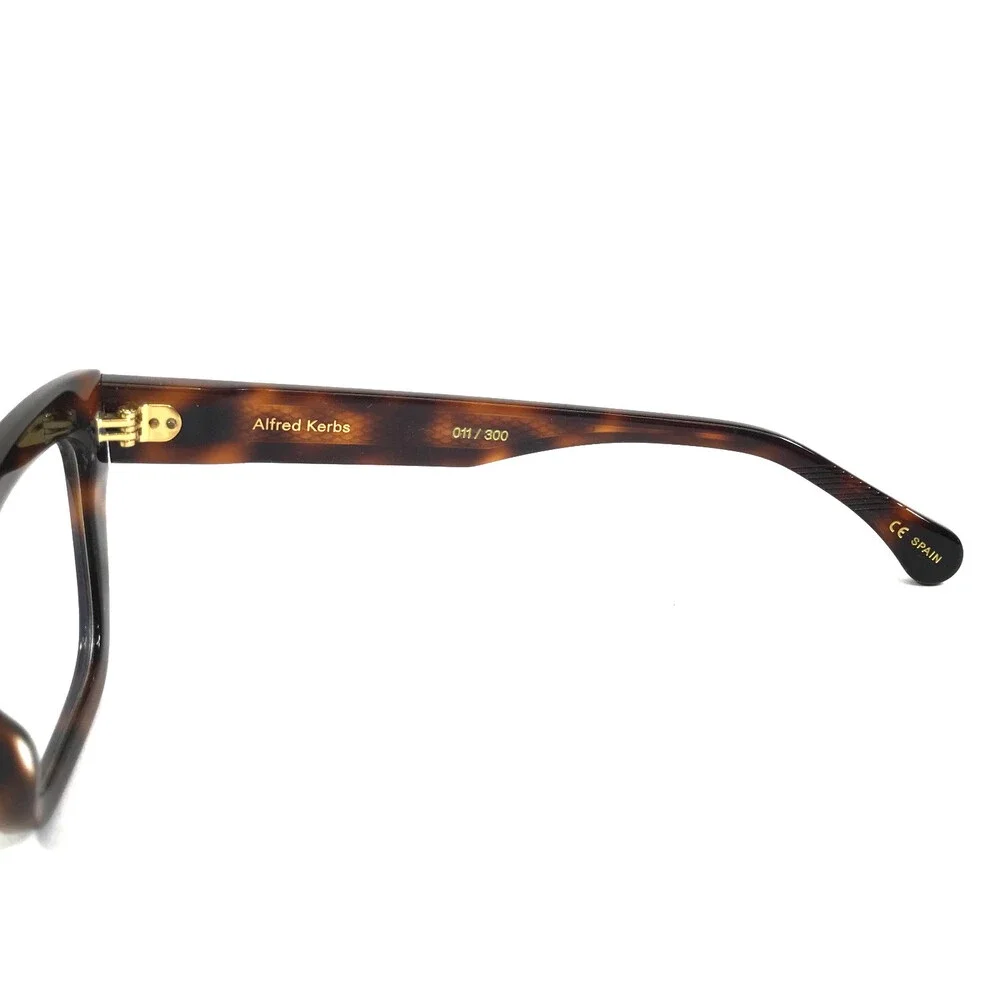 Alfred Kerbs Eyeglasses Frames SYLVIA HV Havana Tortoise Cat Eye 52-19-143